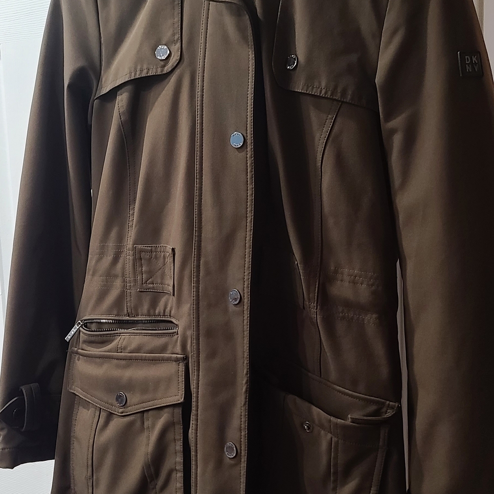 DKNY Brown Utility Jacket